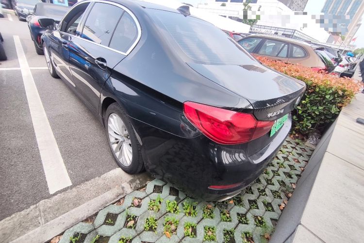 Used BMW 5 Series New Energy 2020 Mileage Upgrade Version 530Le Luxury Package Rear Left 45 Deg