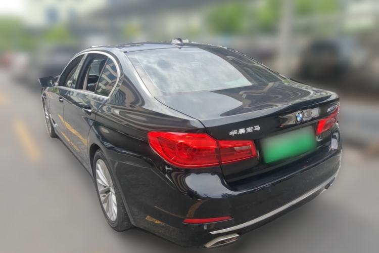 Used BMW 5 Series New Energy 2020 Mileage Upgrade Version 530Le Luxury Package Rear Left 45 Deg
