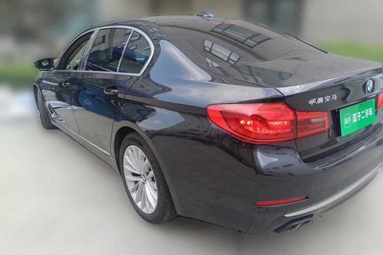 Used BMW 5 Series New Energy 2020 Mileage Upgrade Version 530Le Luxury Package Rear Left 45 Deg