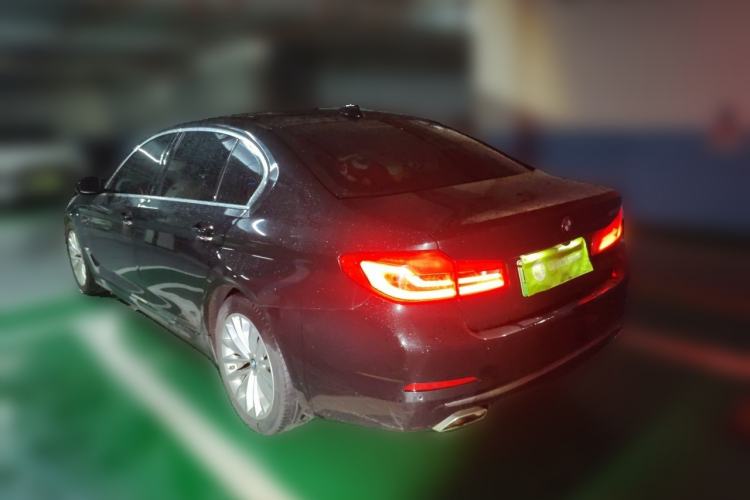 Used BMW 5 Series New Energy 2020 Mileage Upgrade Version 530Le Luxury Package Rear Left 45 Deg