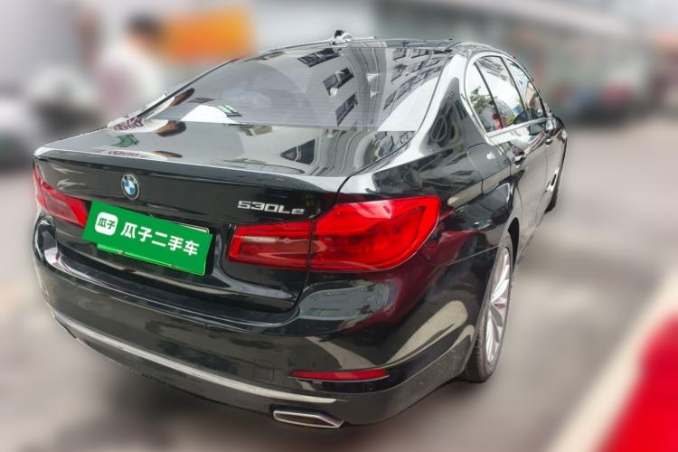 Used BMW 5 Series New Energy 2020 Mileage Upgrade Version 530Le Luxury Package Rear Right 45 Deg