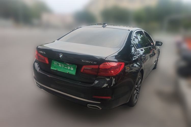 Used BMW 5 Series New Energy 2020 Mileage Upgrade Version 530Le Luxury Package Rear Right 45 Deg