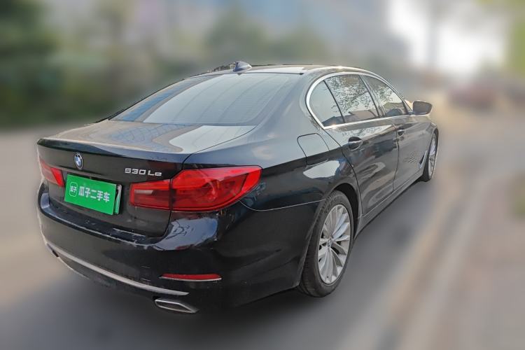 Used BMW 5 Series New Energy 2020 Mileage Upgrade Version 530Le Luxury Package Rear Right 45 Deg