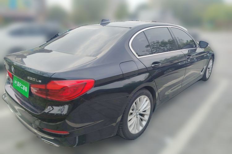 Used BMW 5 Series New Energy 2020 Mileage Upgrade Version 530Le Luxury Package Rear Right 45 Deg