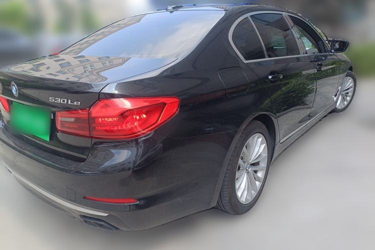 Used BMW 5 Series New Energy 2020 Mileage Upgrade Version 530Le Luxury Package Rear Right 45 Deg