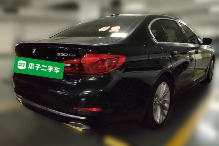 Used BMW 5 Series New Energy 2020 Mileage Upgrade Version 530Le Luxury Package Rear Right 45 Deg