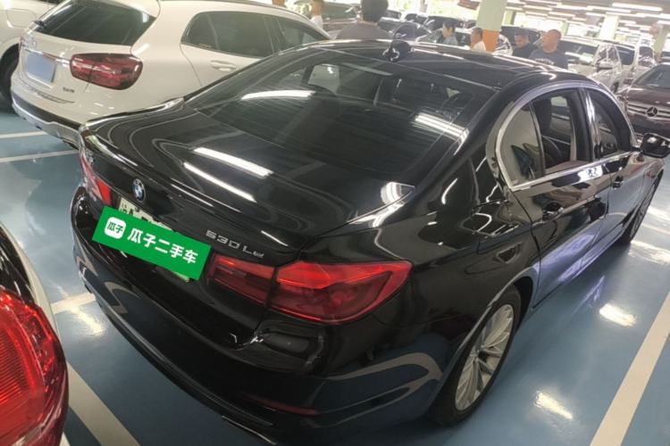 Used BMW 5 Series New Energy 2020 Mileage Upgrade Version 530Le Luxury Package Rear Right 45 Deg