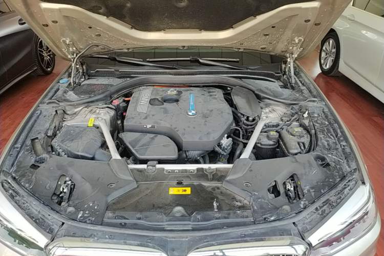 Used BMW 5 Series New Energy 2020 Mileage Upgrade Version 530Le Luxury Package Engine Bay