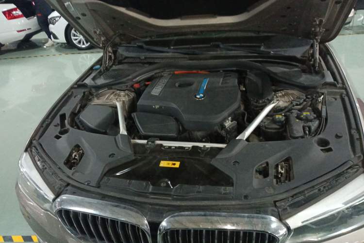 Used BMW 5 Series New Energy 2020 Mileage Upgrade Version 530Le Luxury Package Engine Bay