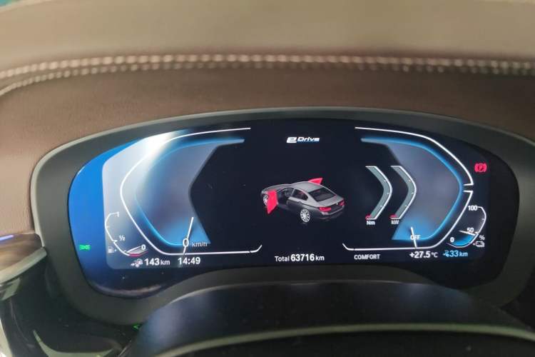 Used BMW 5 Series New Energy 2020 Mileage Upgrade Version 530Le Luxury Package Instrument Cluster