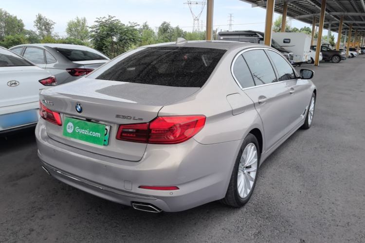 Used BMW 5 Series New Energy 2020 Mileage Upgrade Version 530Le Luxury Package Rear Right 45 Deg