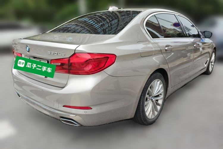 Used BMW 5 Series New Energy 2020 Mileage Upgrade Version 530Le Luxury Package Rear Right 45 Deg