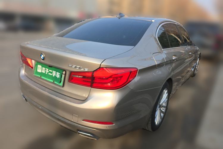 Used BMW 5 Series New Energy 2020 Mileage Upgrade Version 530Le Luxury Package Rear Right 45 Deg