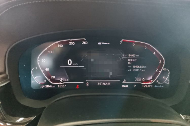 Used BMW 5 Series New Energy 2020 Mileage Upgrade Version 530Le Luxury Package Instrument Cluster