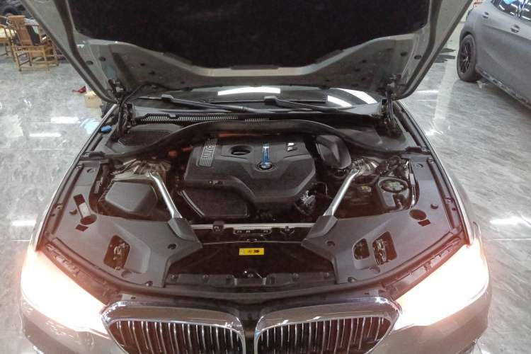 Used BMW 5 Series New Energy 2020 Mileage Upgrade Version 530Le Luxury Package Engine Bay