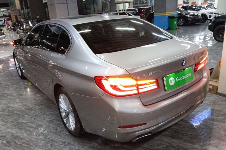 Used BMW 5 Series New Energy 2020 Mileage Upgrade Version 530Le Luxury Package Rear Left 45 Deg