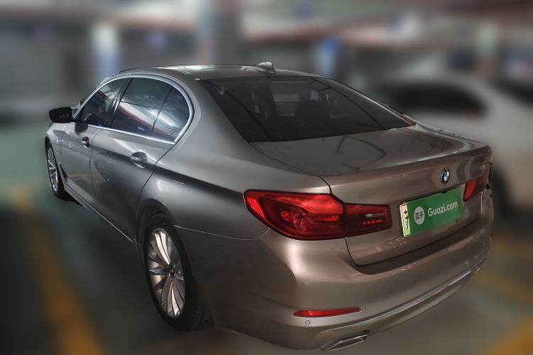 Used BMW 5 Series New Energy 2020 Mileage Upgrade Version 530Le Luxury Package Rear Left 45 Deg