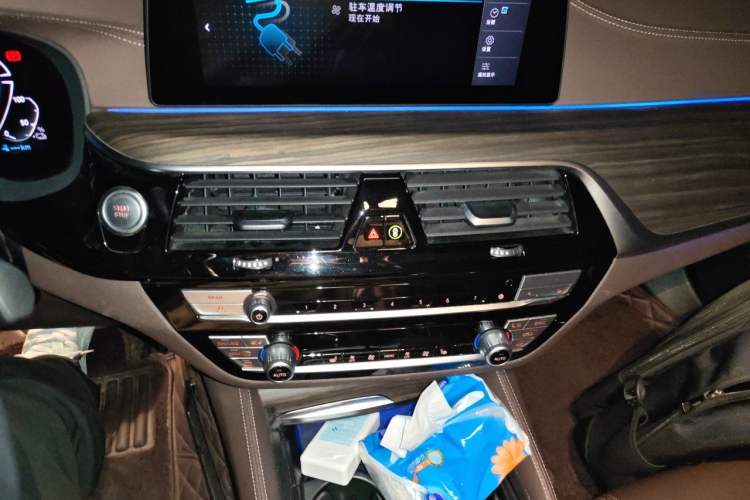 Used BMW 5 Series New Energy 2020 Mileage Upgrade Version 530Le Luxury Package Audio And AC Panel