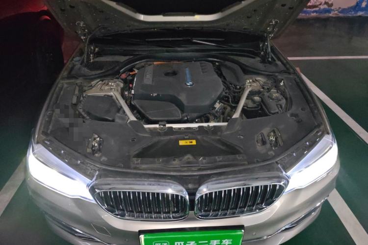Used BMW 5 Series New Energy 2020 Mileage Upgrade Version 530Le Luxury Package Engine Bay