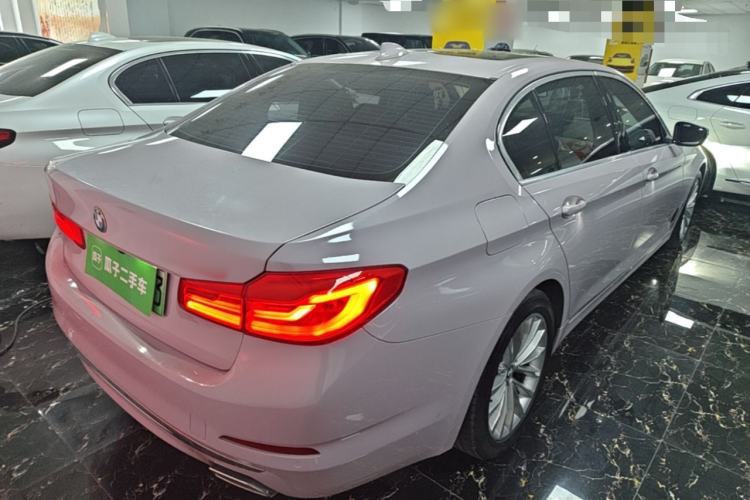 Used BMW 5 Series New Energy 2020 Mileage Upgrade Version 530Le Luxury Package Rear Right 45 Deg