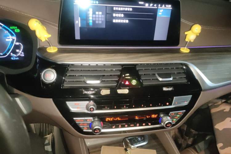 Used BMW 5 Series New Energy 2020 Mileage Upgrade Version 530Le Luxury Package Audio And AC Panel