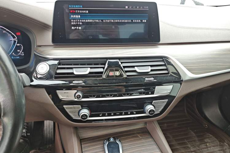Used BMW 5 Series New Energy 2020 530Le Luxury Package Audio And AC Panel