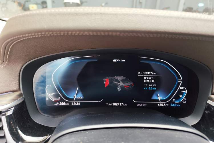 Used BMW 5 Series New Energy 2020 Mileage Upgrade Version 530Le Luxury Package Instrument Cluster