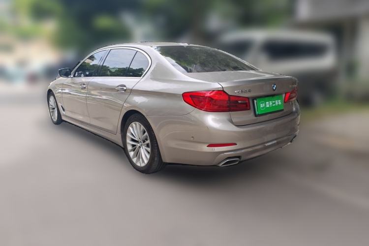 Used BMW 5 Series New Energy 2020 Mileage Upgrade Version 530Le Luxury Package Rear Left 45 Deg