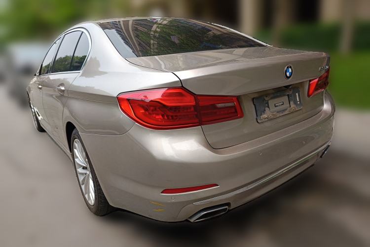 Used BMW 5 Series New Energy 2020 Mileage Upgrade Version 530Le Luxury Package Rear Left 45 Deg