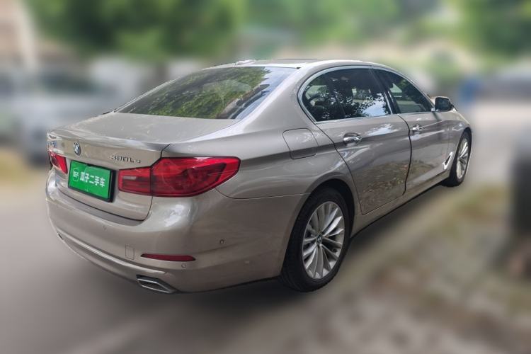Used BMW 5 Series New Energy 2020 Mileage Upgrade Version 530Le Luxury Package Rear Right 45 Deg