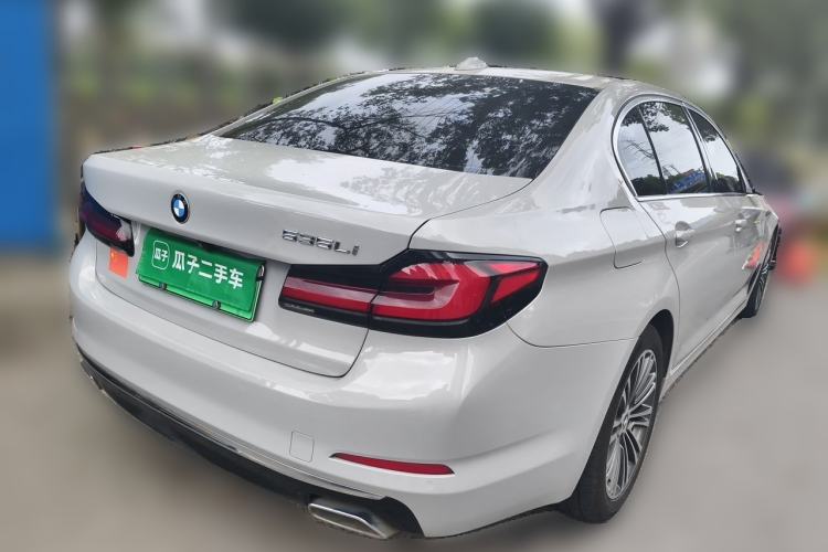 Used BMW 5 Series New Energy 2020 Mileage Upgrade Version 530Le Luxury Package Rear Right 45 Deg