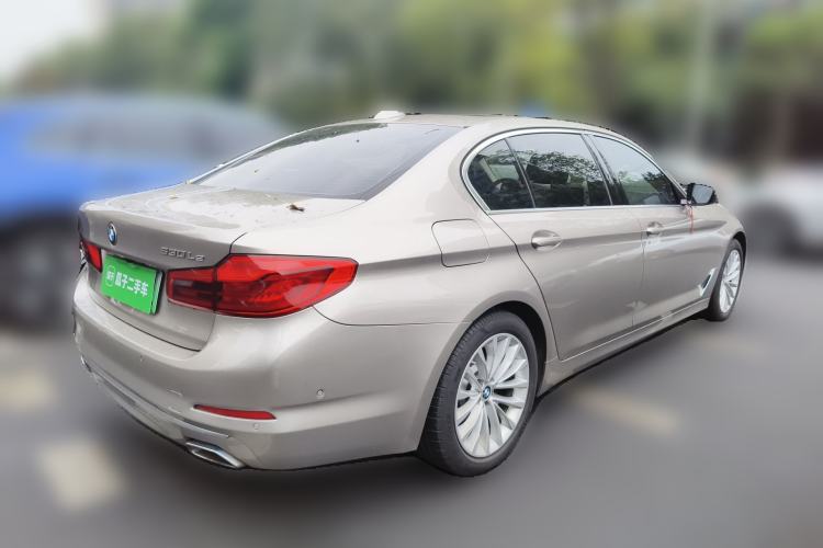Used BMW 5 Series New Energy 2020 Mileage Upgrade Version 530Le Luxury Package Rear Right 45 Deg