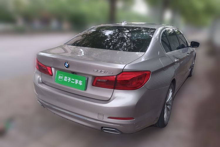 Used BMW 5 Series New Energy 2020 Mileage Upgrade Version 530Le Luxury Package Rear Right 45 Deg