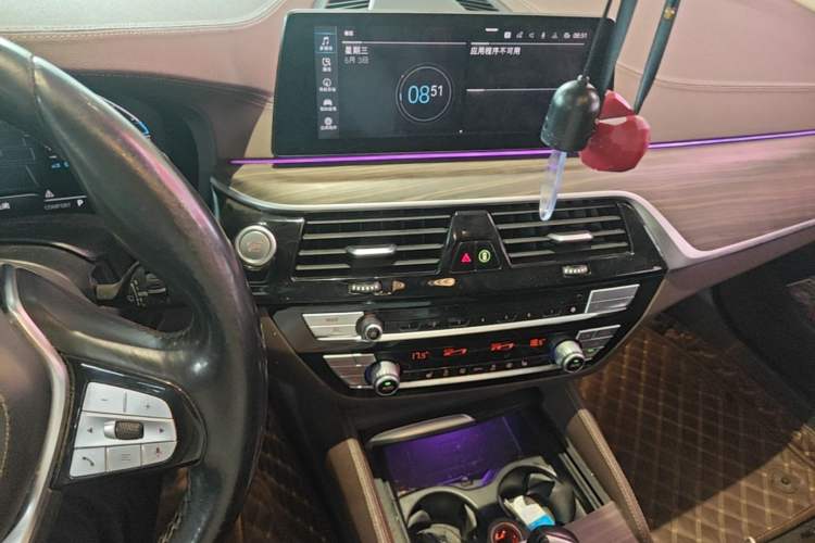 Used BMW 5 Series New Energy 2020 Mileage Upgrade Version 530Le Luxury Package Audio And AC Panel