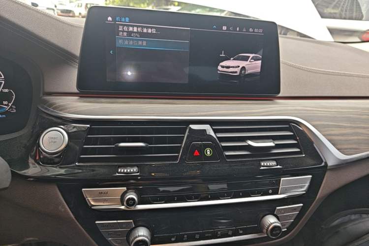 Used BMW 5 Series New Energy 2020 Mileage Upgrade Version 530Le Luxury Package Audio And AC Panel