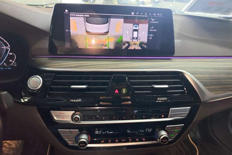 Used BMW 5 Series New Energy 2020 Mileage Upgrade Version 530Le Luxury Package Audio And AC Panel