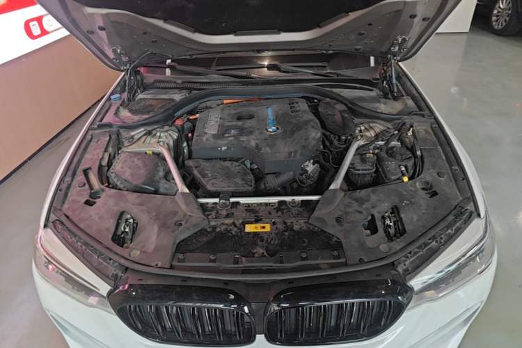 Used BMW 5 Series New Energy 2020 Mileage Upgrade Version 530Le Luxury Package Engine Bay
