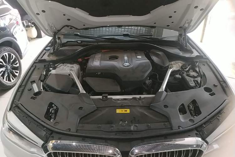 Used BMW 5 Series New Energy 2020 Mileage Upgrade Version 530Le Luxury Package Engine Bay