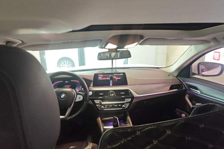 Used BMW 5 Series New Energy 2020 Mileage Upgrade Version 530Le Luxury Package Headliner