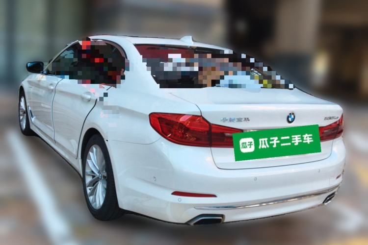 Used BMW 5 Series New Energy 2020 Mileage Upgrade Version 530Le Luxury Package Rear Left 45 Deg