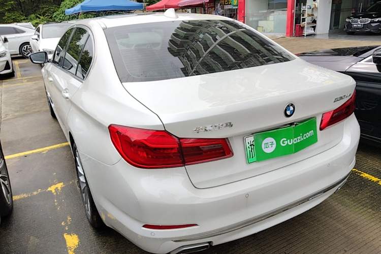 Used BMW 5 Series New Energy 2020 Mileage Upgrade Version 530Le Luxury Package Rear Left 45 Deg