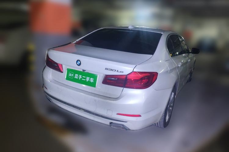 Used BMW 5 Series New Energy 2020 Mileage Upgrade Version 530Le Luxury Package Rear Right 45 Deg