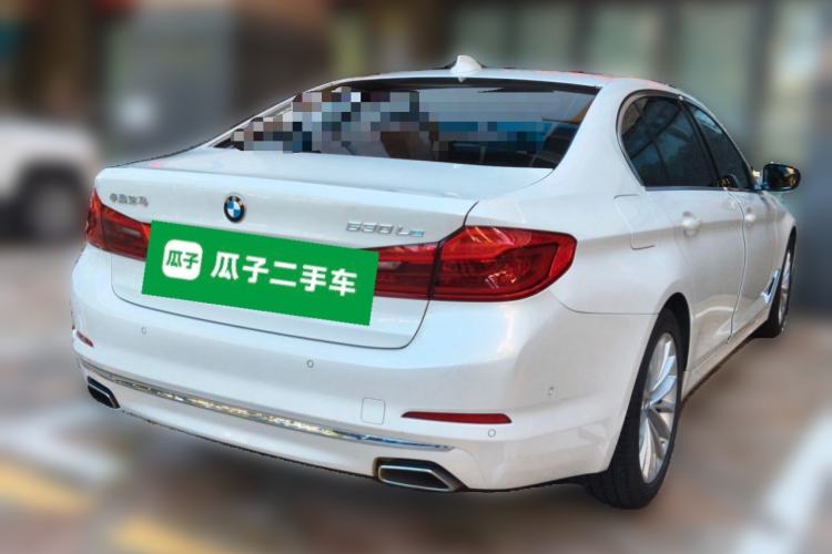 Used BMW 5 Series New Energy 2020 Mileage Upgrade Version 530Le Luxury Package Rear Right 45 Deg