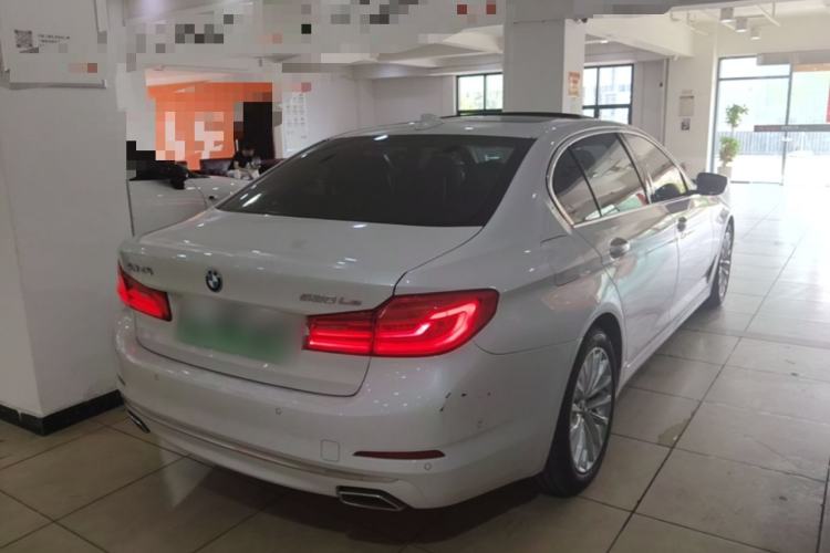 Used BMW 5 Series New Energy 2020 Mileage Upgrade Version 530Le Luxury Package Rear Right 45 Deg