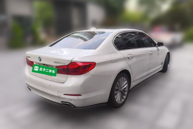 Used BMW 5 Series New Energy 2020 Mileage Upgrade Version 530Le Luxury Package Rear Right 45 Deg