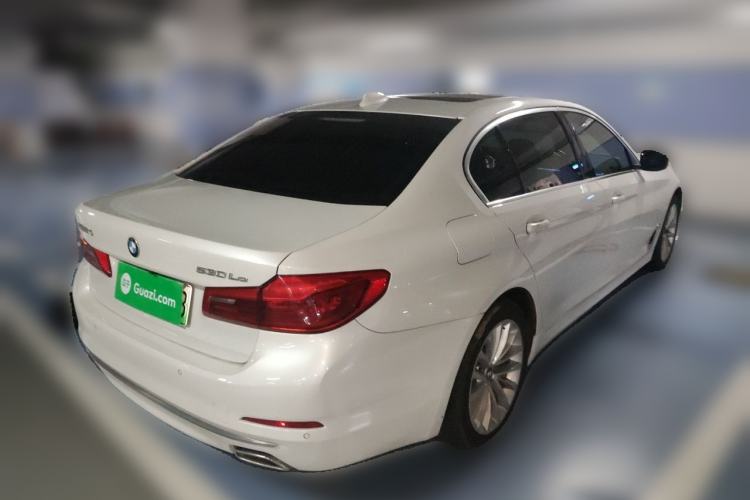 Used BMW 5 Series New Energy 2020 Mileage Upgrade Version 530Le Luxury Package Rear Right 45 Deg