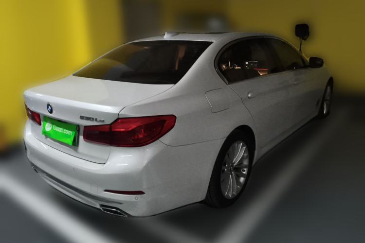 Used BMW 5 Series New Energy 2020 Mileage Upgrade Version 530Le Luxury Package Rear Right 45 Deg