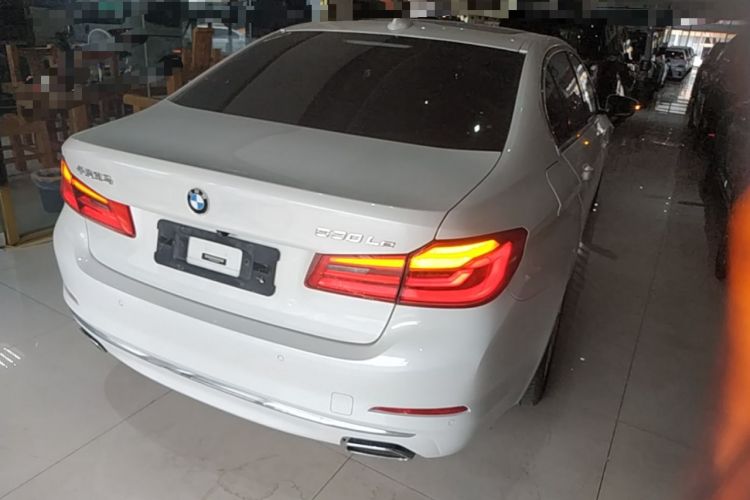 Used BMW 5 Series New Energy 2020 Mileage Upgrade Version 530Le Luxury Package Rear Right 45 Deg