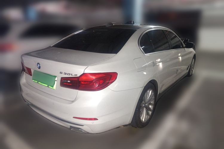 Used BMW 5 Series New Energy 2020 Mileage Upgrade Version 530Le Luxury Package Rear Right 45 Deg