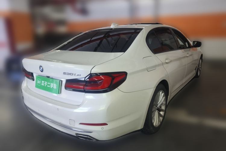 Used BMW 5 Series New Energy 2020 530Le Luxury Package Rear Right 45 Deg